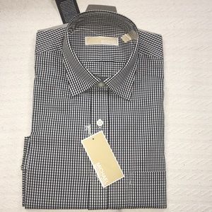 MICHAEL Michael Kors navy gingham shirt